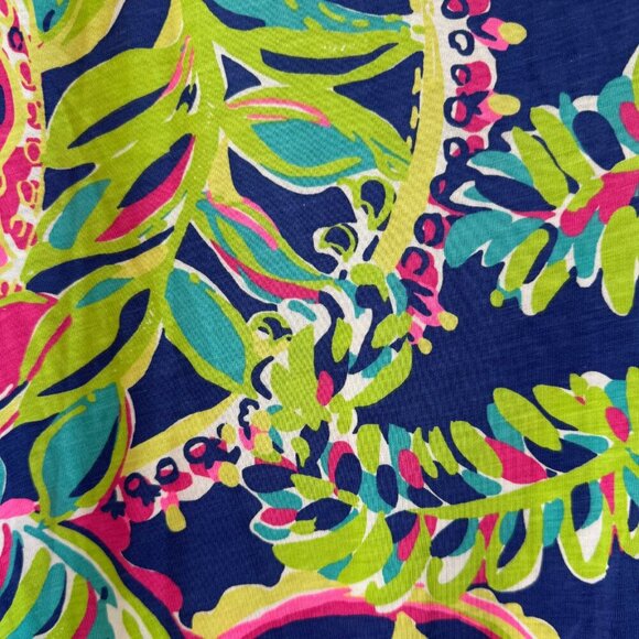 Lilly Pulitzer Pima Cotton Shift Dress M Paisley - Picture 5 of 7